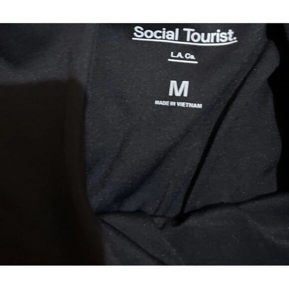 Hollister Social Tourist Crop Scoop Tank ~ Size Medium ~ Black - Picture 4 of 6